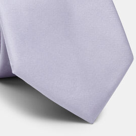 Garin Slim Silk Satin Tie, Lilac, hi-res